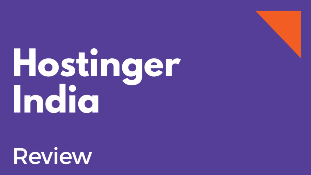 Hostinger review